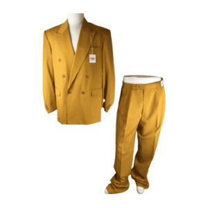 SoHo Collections men's gold, 2pc suit size 42L